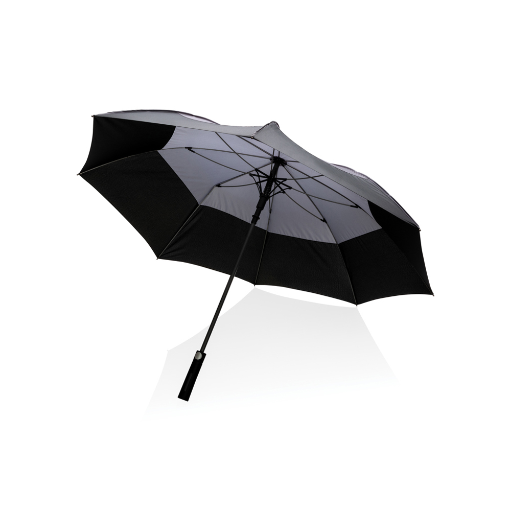 27" Impact AWARE™ RPET 190T auto open stormproof paraplu - voor bedrijven en relatiegeschenken
