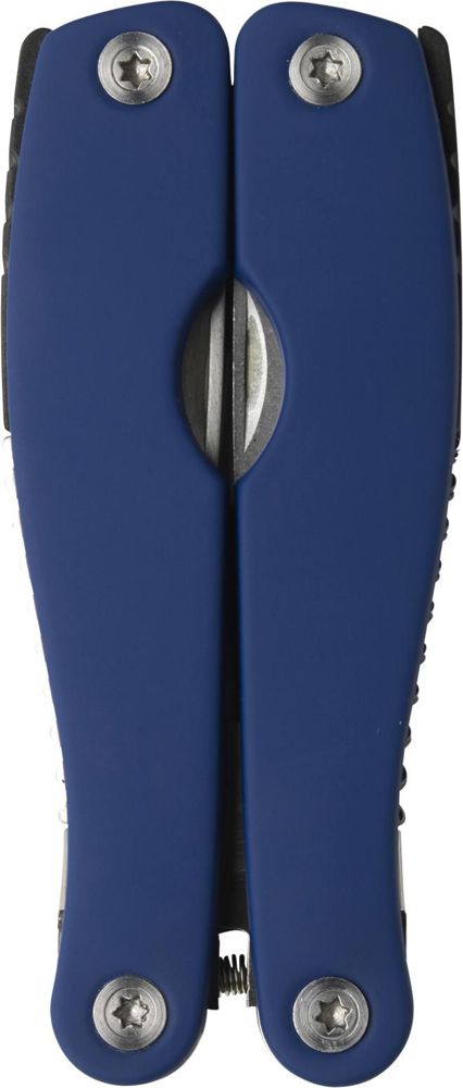 RVS 10- in-1 multitool Milani - met logo of onbedrukt bestellen - Blauw