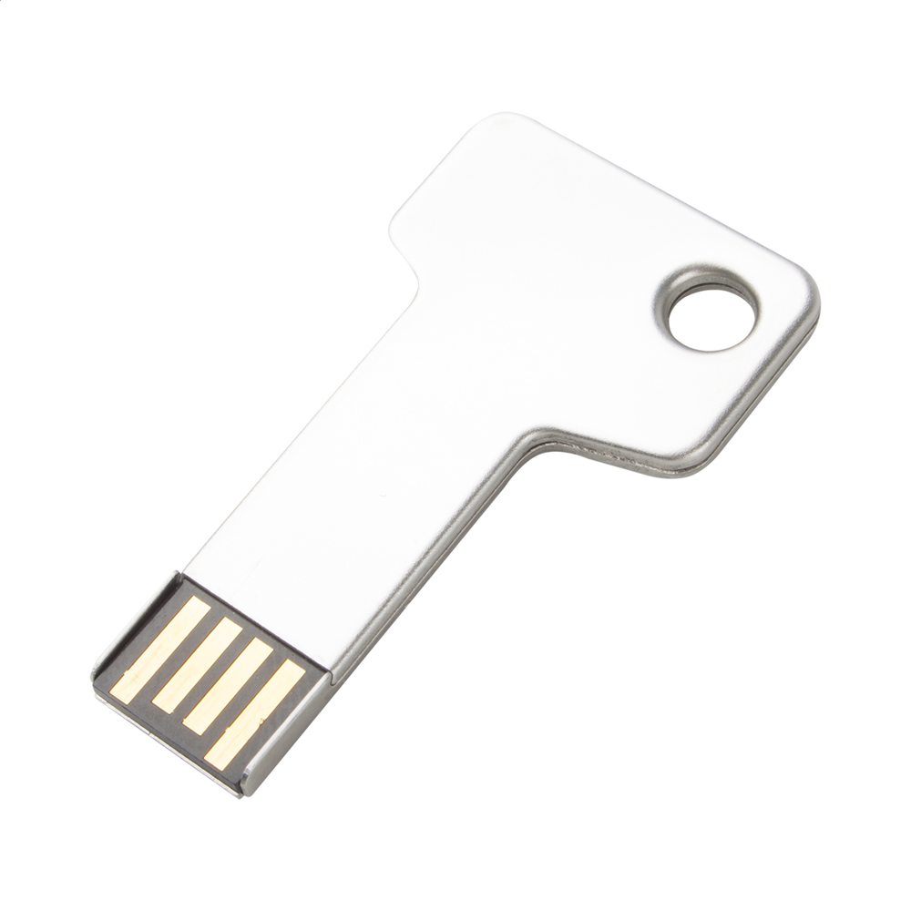 Keygo - USB flash drive - met logo of onbedrukt bestellen - 8GB-zilver