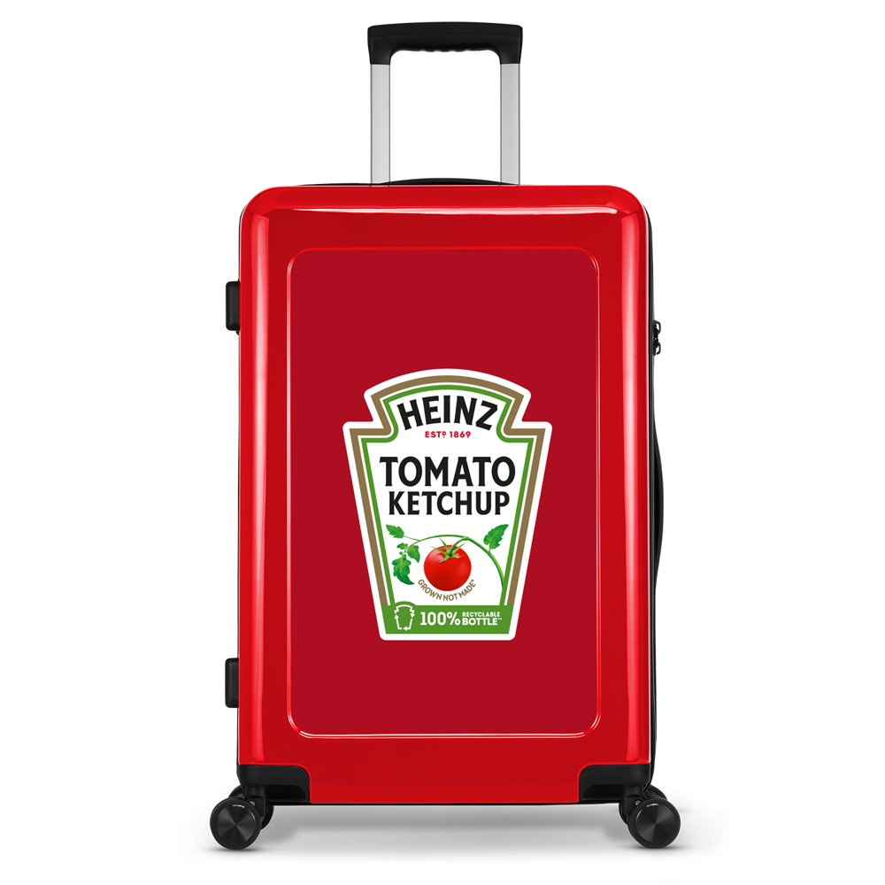 STICKERCASE® 24" Reiskoffer - bedrukt of onbedrukt verkrijgbaar - Rood