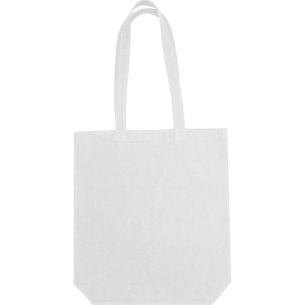 Fairtrade katoenen tas met bodemvouw