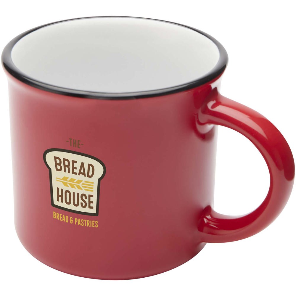 Bari 240 ml keramische mok met glanzende afwerking