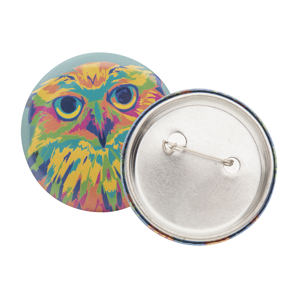 PinBadge Mini - button met pin - met logo of onbedrukt bestellen