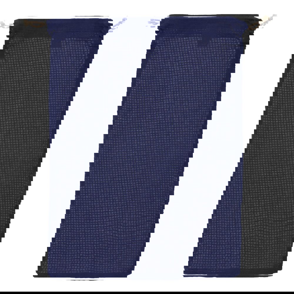 Herbruikbaar groente & fruit zakje OEKO-TEX® katoen 30x40cm - bedrukt of onbedrukt verkrijgbaar - donkerblauw