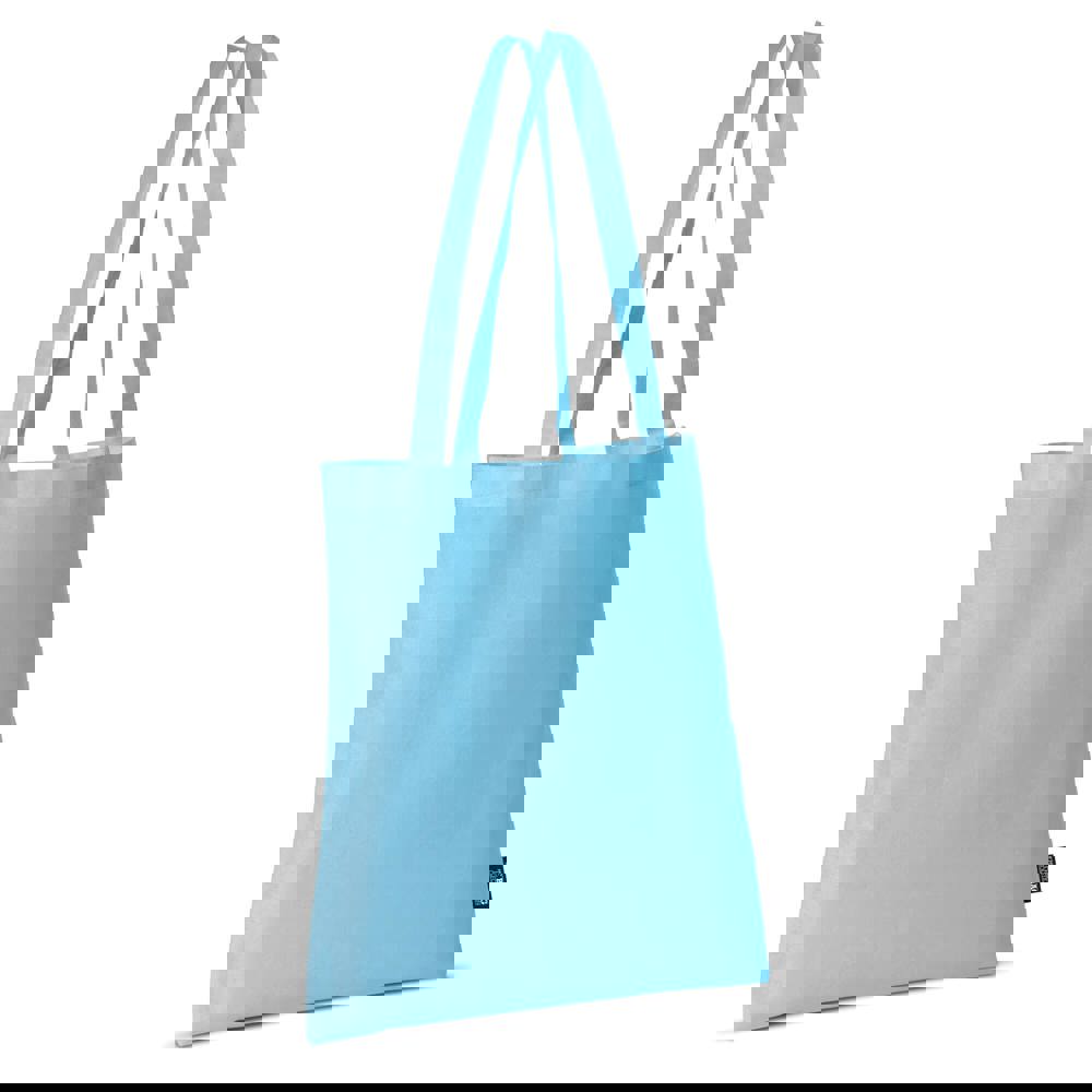 Schoudertas non-woven 75g/m² - bedrukt of onbedrukt verkrijgbaar - Lichtblauw