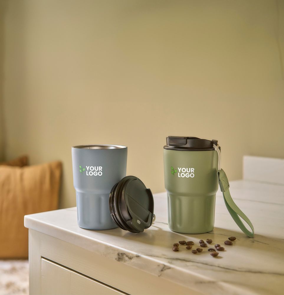 Roestvrijstalen dubbelwandige mok Louisa