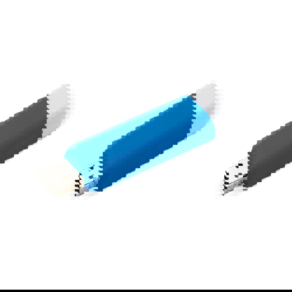 Modular USB stick 8GB - bedrukt of onbedrukt verkrijgbaar - Lichtblauw / Wit