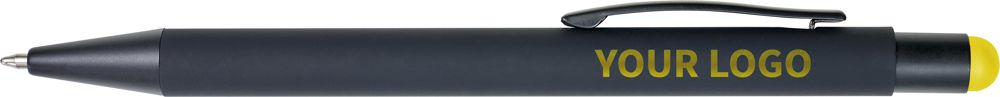 Aluminium balpen Formentera - bedrukt of onbedrukt verkrijgbaar - Geel