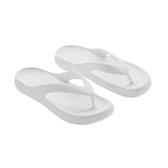 EVASLIP - Volledig EVA-slippers 36/37 - met logo of onbedrukt bestellen - Wit