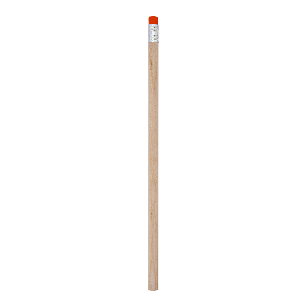 Nancil - potlood - met logo of onbedrukt bestellen - rood/natuurlijk