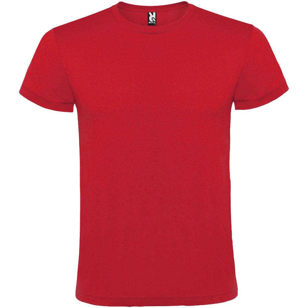 Atomic unisex T-shirt met korte mouwen - voor bedrijven en relatiegeschenken - rood
