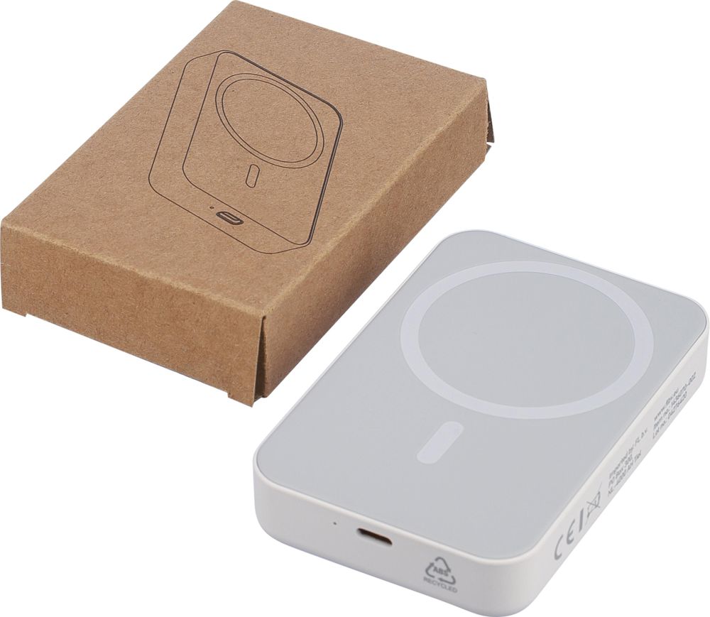 Gerecyclede draadloze oplader powerbank Meno