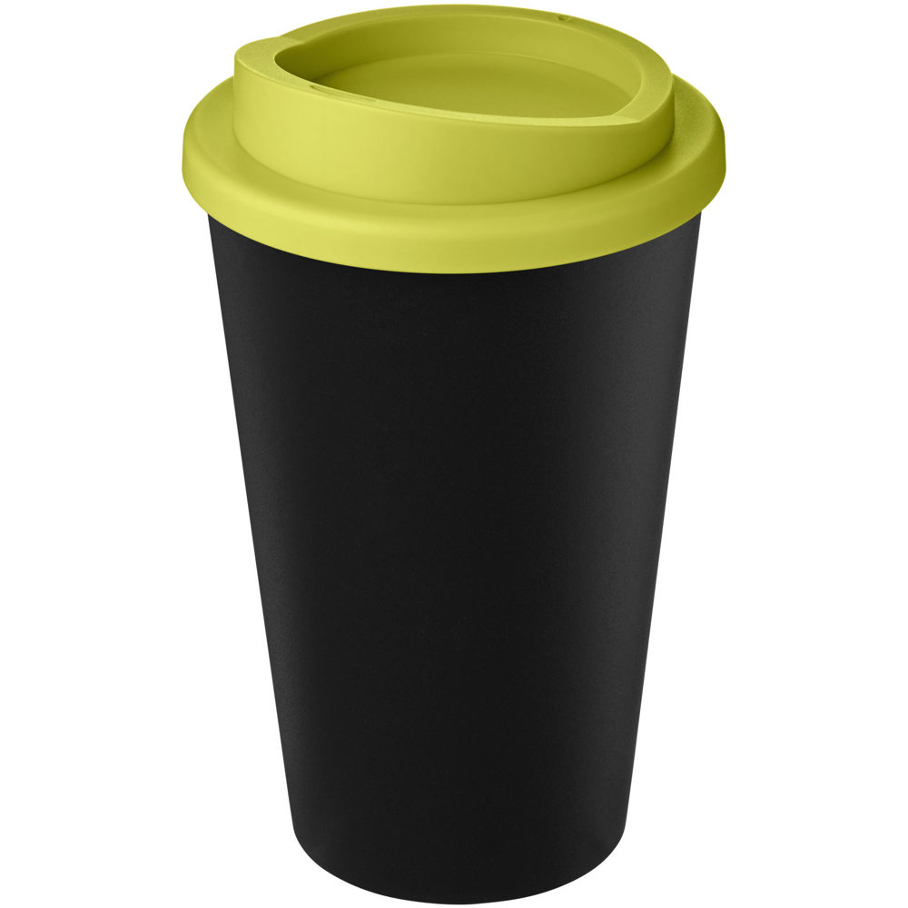 Americano® Eco 350 ml gerecyclede drinkbeker - kopen of bedrukken - Zwart, Lime