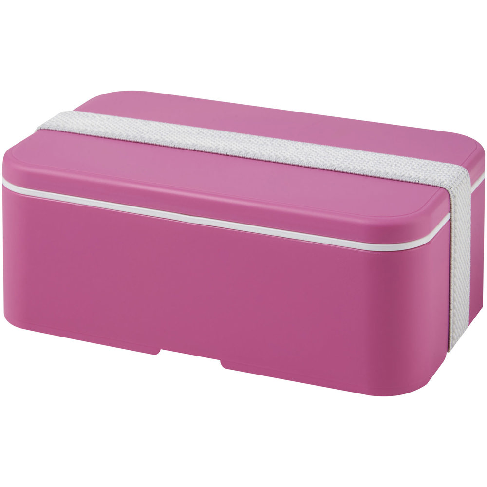 MIYO 700 ml enkellaagse lunchbox - met logo of onbedrukt bestellen - magenta, wit