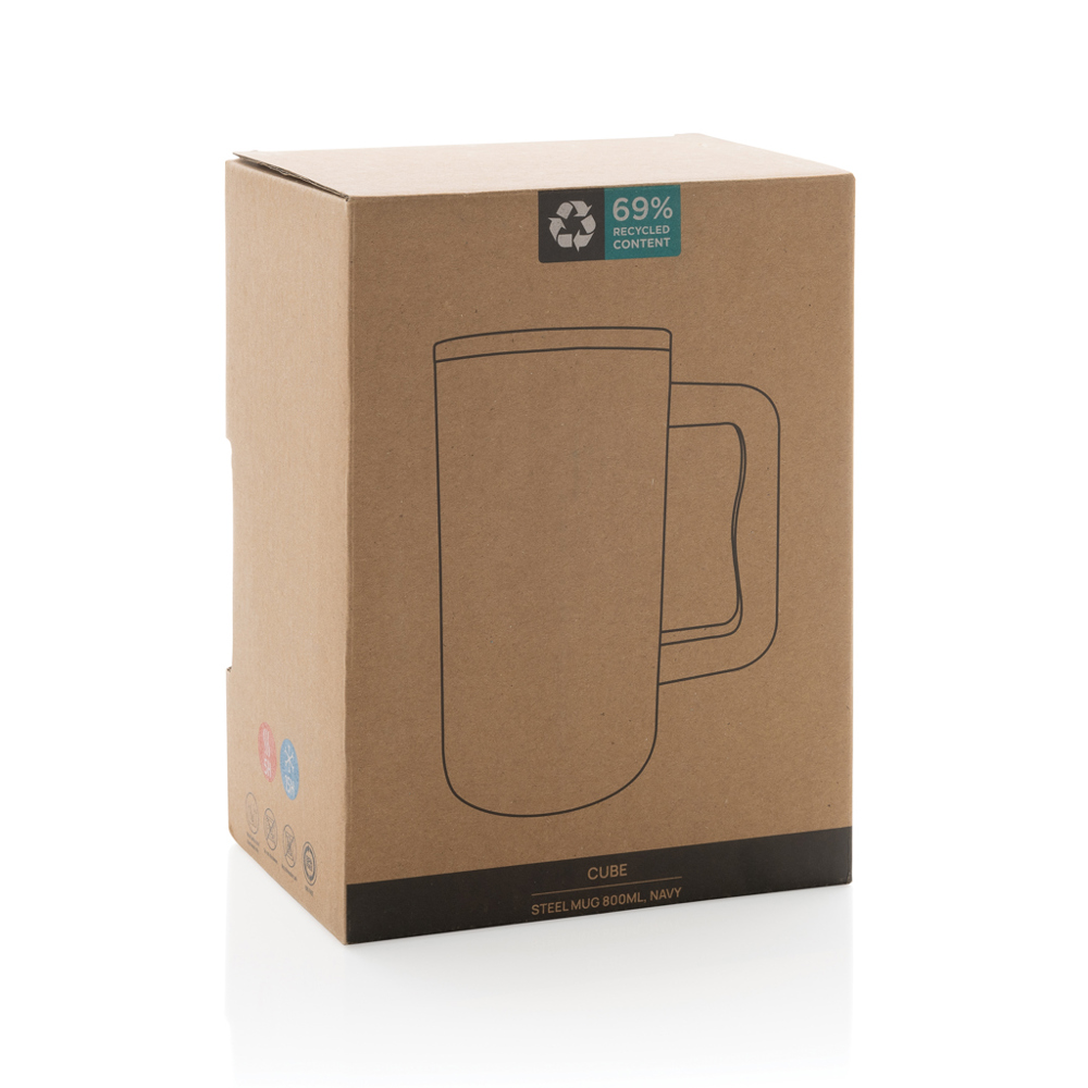 Cube RCS gerecycled RVS beker 800ml