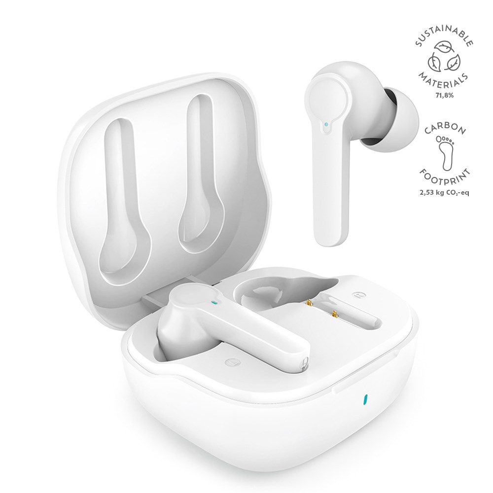 Chadwik Oorknoppen rABS 500 mAh - voor bedrijven en relatiegeschenken - Wit