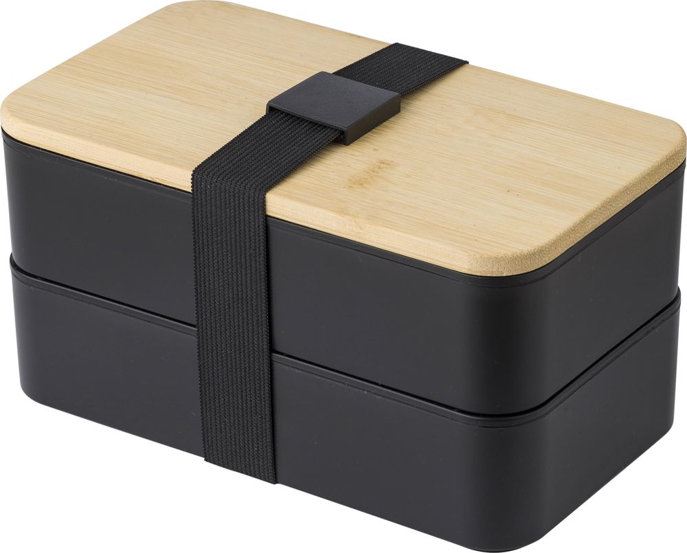 PP dubbele laag lunchbox Maxton