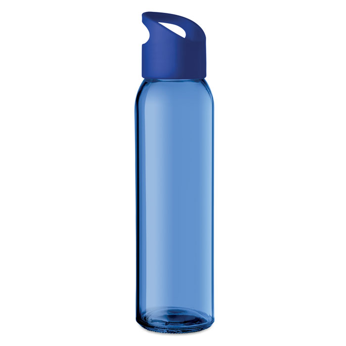 PRAGA - Glazen drinkfles 470ml - kopen of bedrukken - Royal Blauw