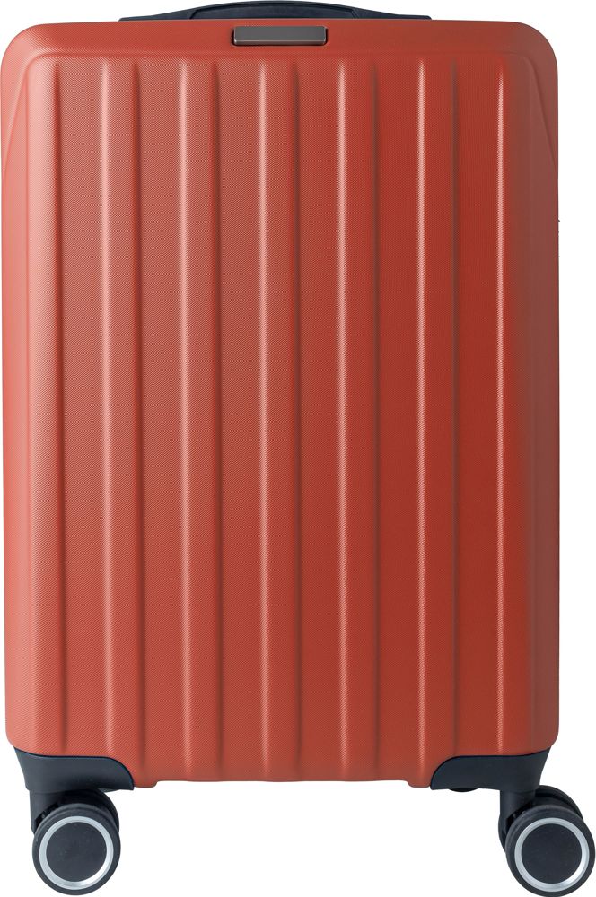 ABS trolley Alaric - met logo of onbedrukt bestellen - Terracotta