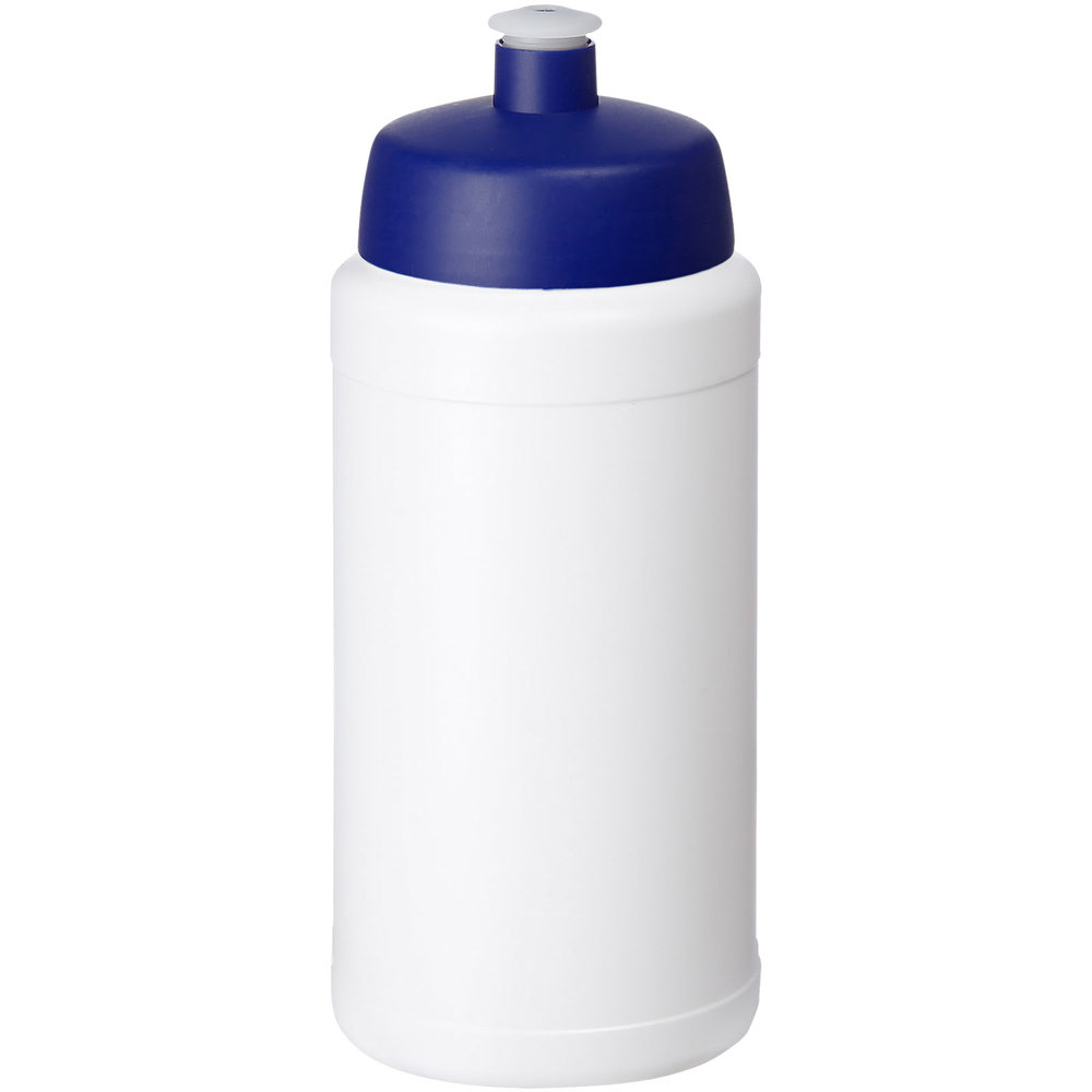 Baseline gerecyclede sportfles van 500 ml - kopen of bedrukken - Wit, Blauw