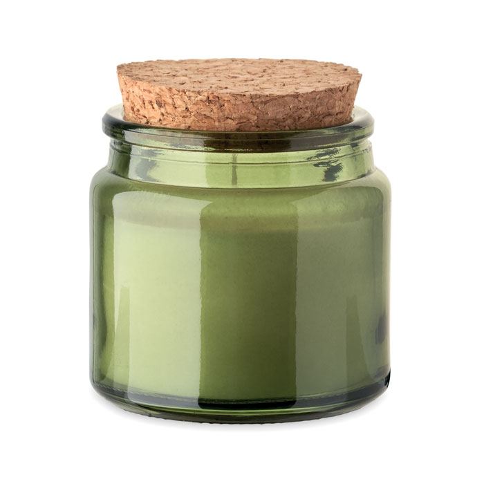 VALO - Plantaardige waskaars 70gr - voor bedrijven en relatiegeschenken - groen