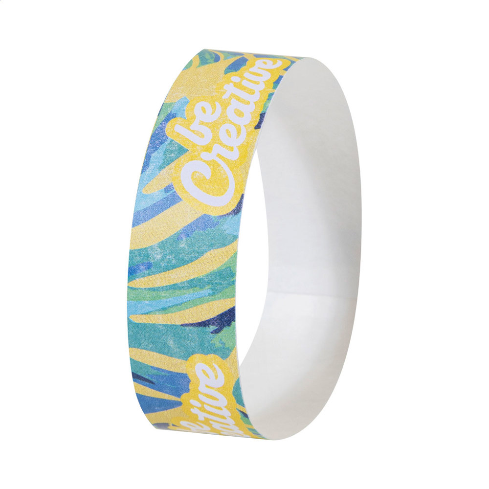 Wristvek Creative - custon made tyvek polsbandjes (10 st) - voor bedrijven en relatiegeschenken
