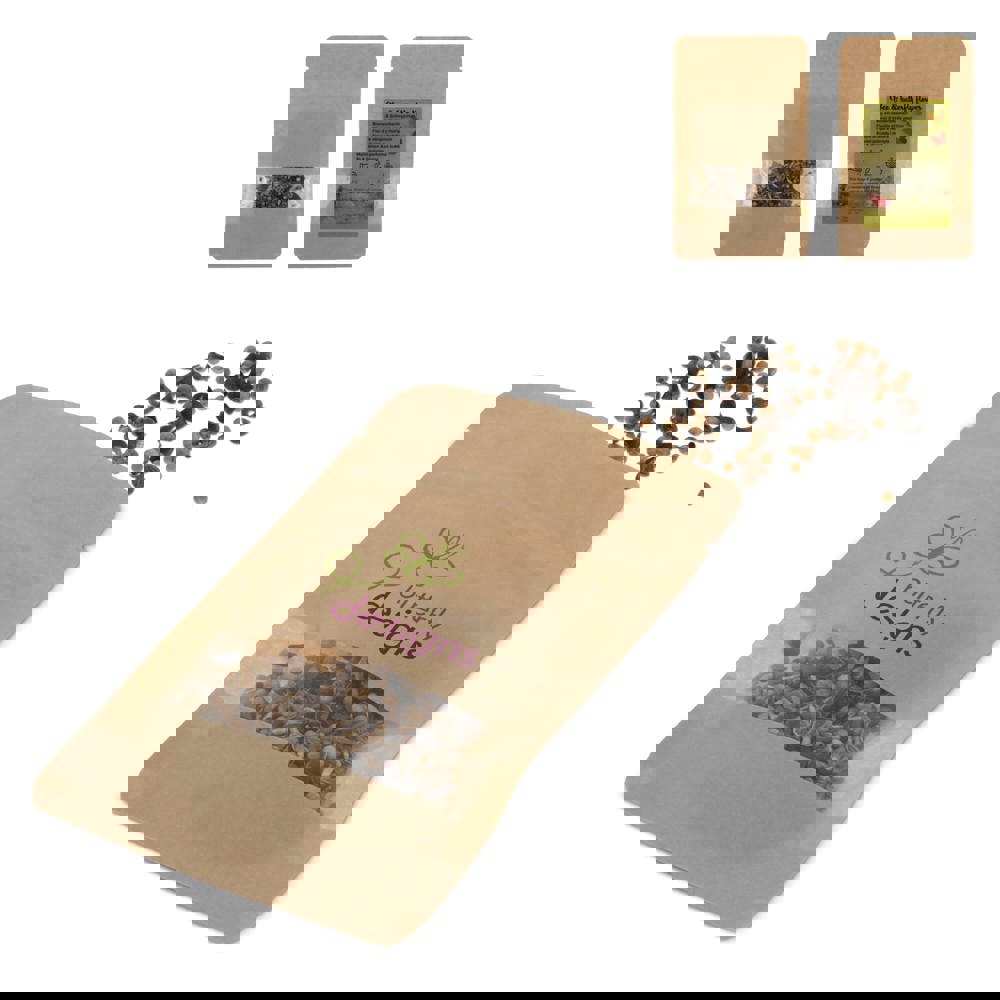 Bloemenzaad vlinder en bijen 4 gram - bedrukt of onbedrukt verkrijgbaar