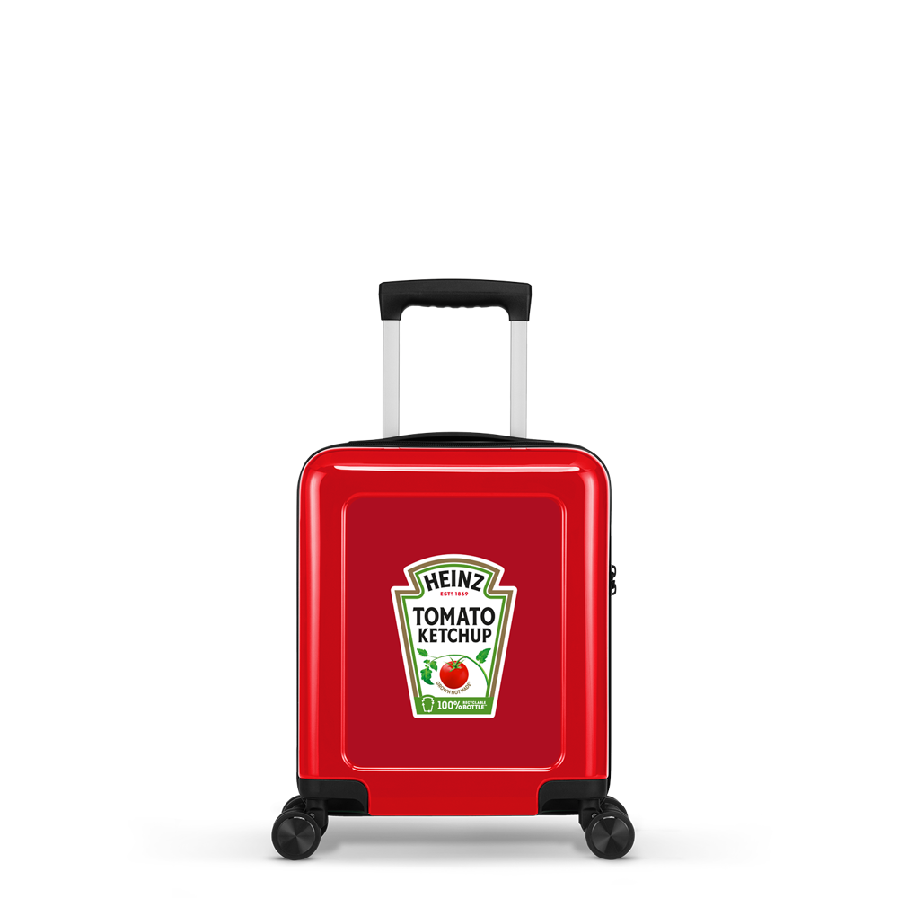 STICKERCASE® 14" Handbagage mini - voor bedrijven en relatiegeschenken - Rood