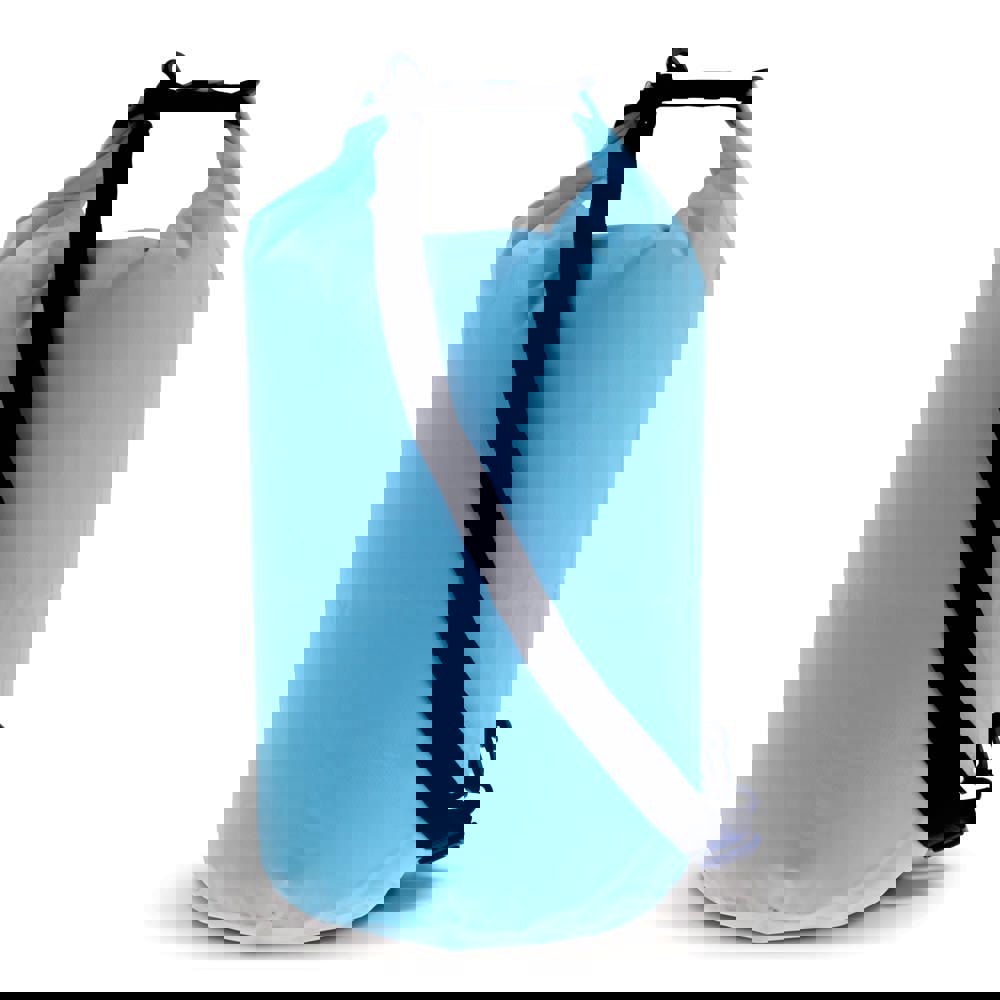 Waterwerende tas 15L IPX6 - voor bedrijven en relatiegeschenken - Lichtblauw