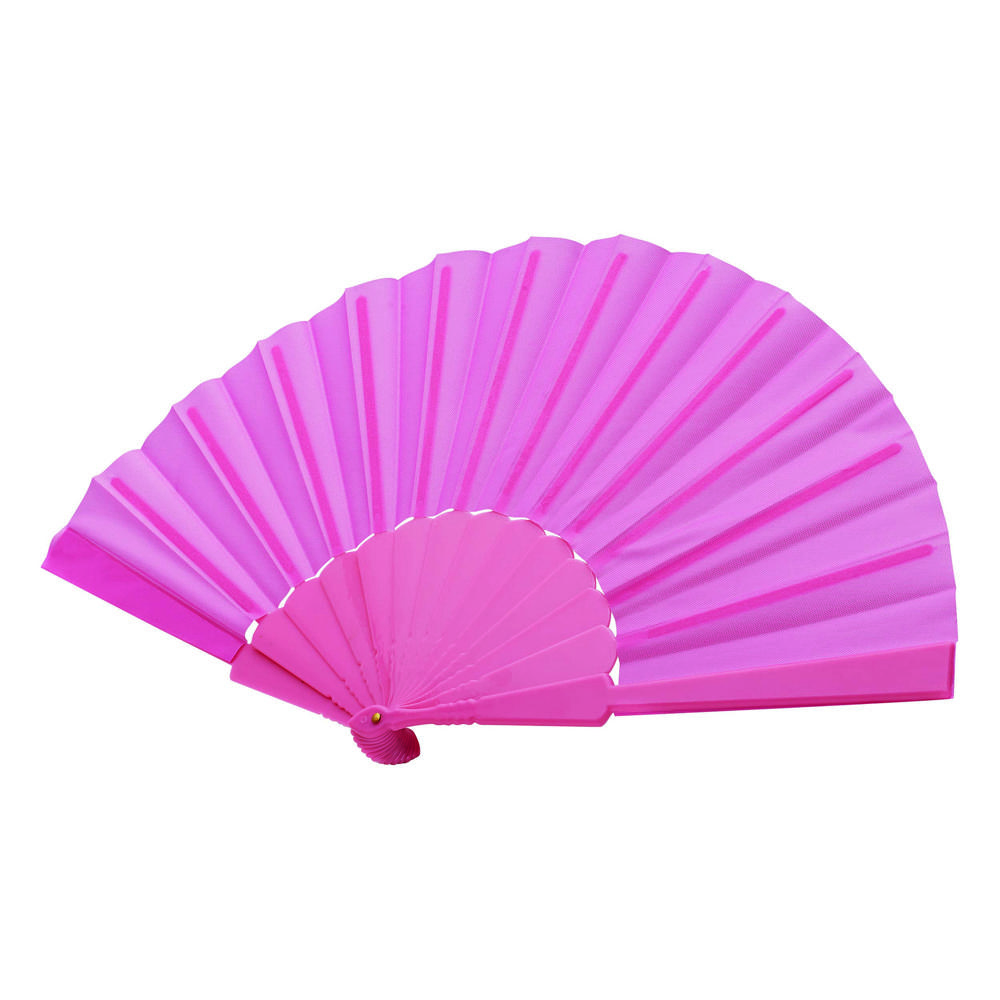 COOL RPET - Opvouwbare waaier - met logo of onbedrukt bestellen - roze