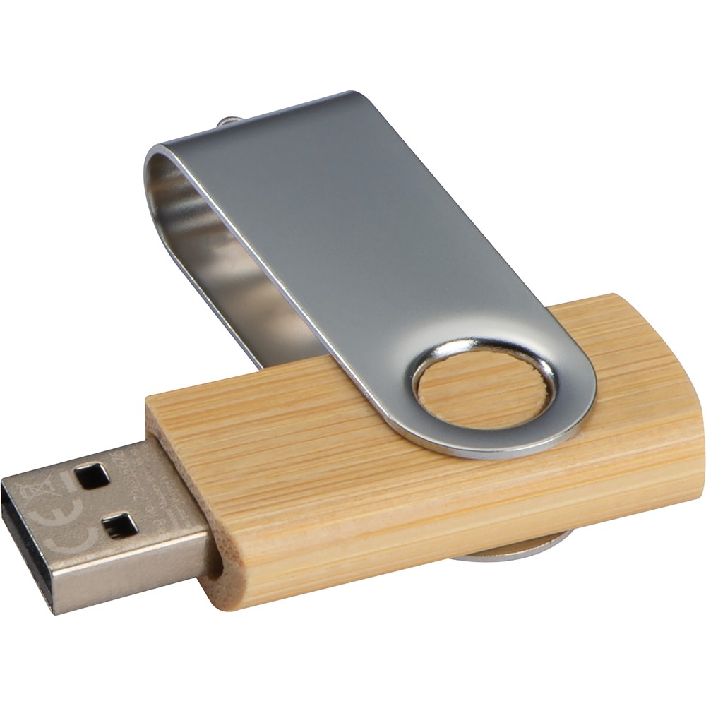 USB-stick Twist van hout, middel, 8GB8GB - kopen of bedrukken