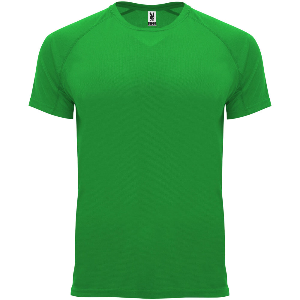 Bahrain sportshirt met korte mouwen voor heren - bedrukt of onbedrukt verkrijgbaar - Varen groen
