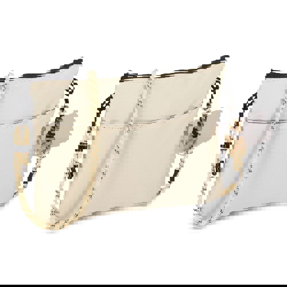 Extra Everyday Essentials pouch met paracord draagkoord - bedrukt of onbedrukt verkrijgbaar - Beige