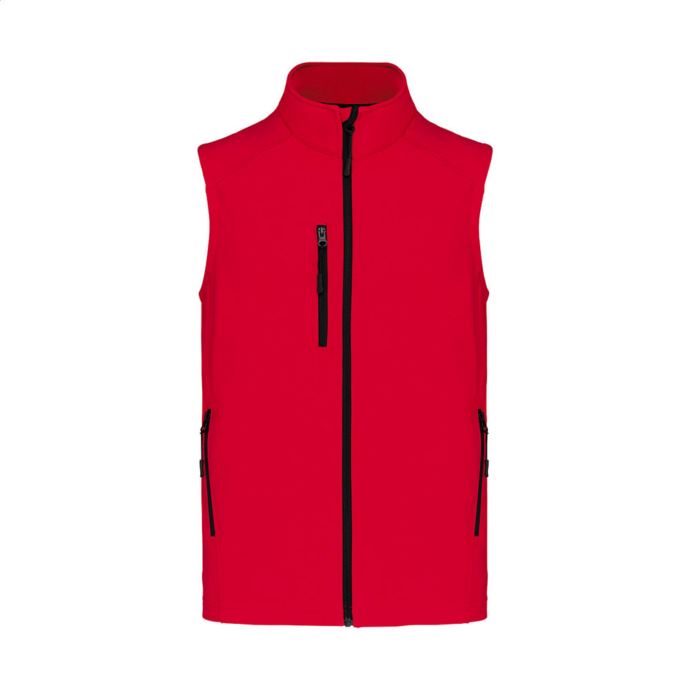 KA403 - 3-laags softshell bodywarmer vest - kopen of bedrukken - Rood