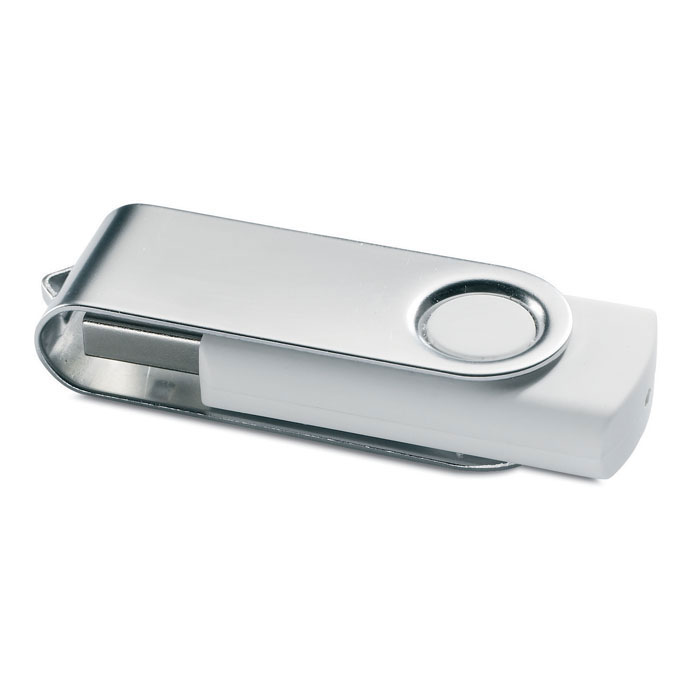 TECHMATE - Techmate. USB flash 8 GB - voor bedrijven en relatiegeschenken - Wit