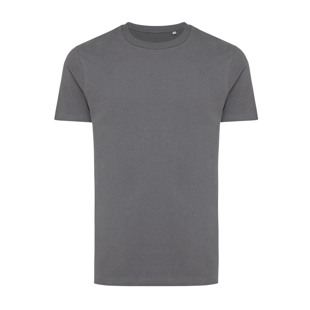IQONIQ Bryce gerecycled katoen t-shirt - kopen of bedrukken - antraciet (± PMS 19-3900 TCX)