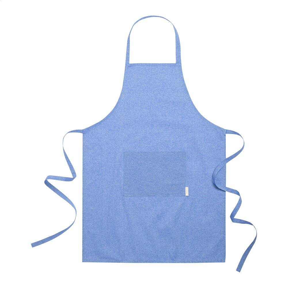 Cuoco - katoenen schort - bedrukt of onbedrukt verkrijgbaar - blauw