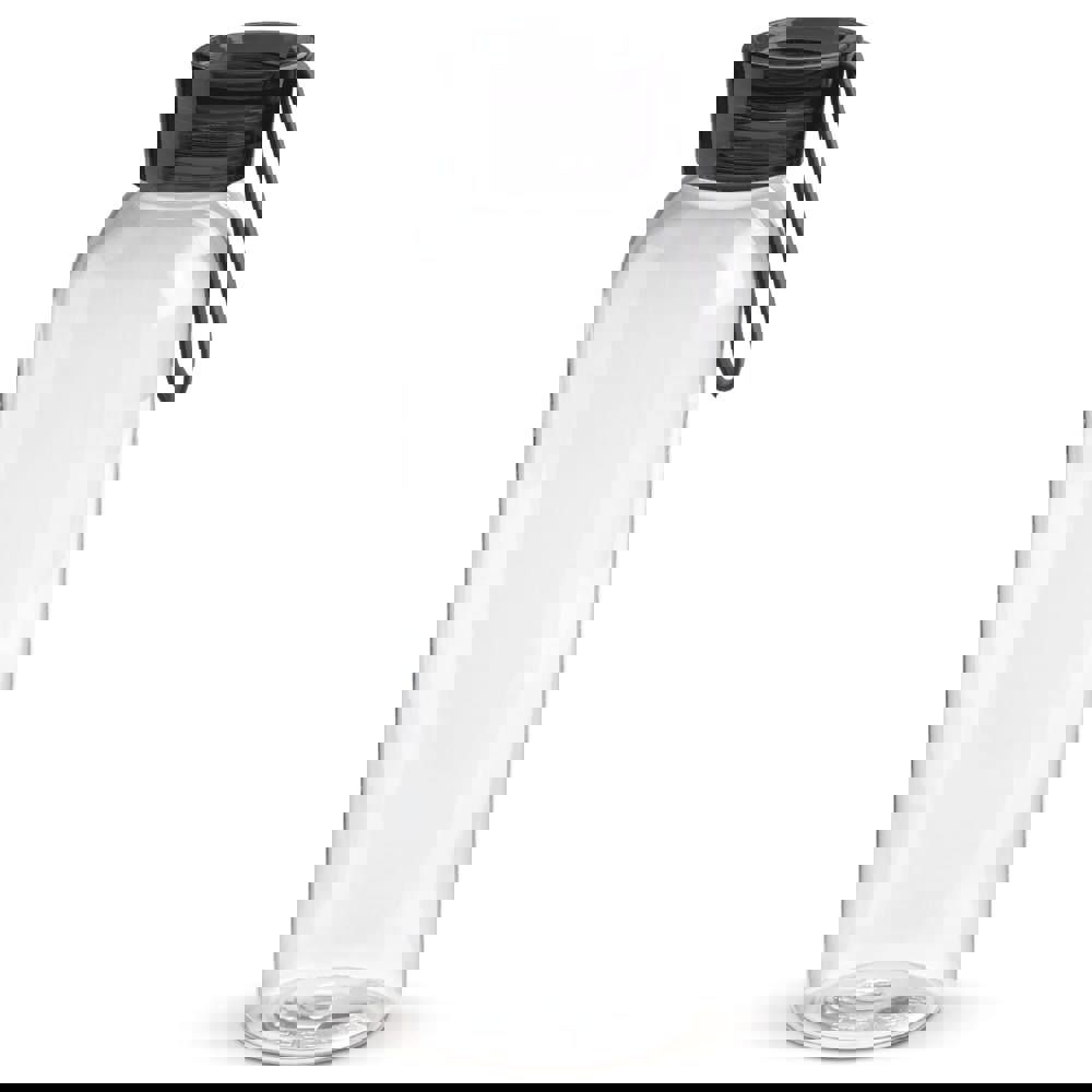 Waterfles Tritan 600ml - kopen of bedrukken - Transparant / Zwart