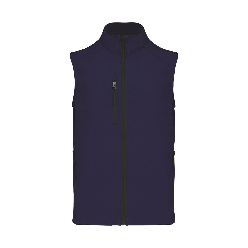 KA403 - 3-laags softshell bodywarmer vest - kopen of bedrukken - donker blauw