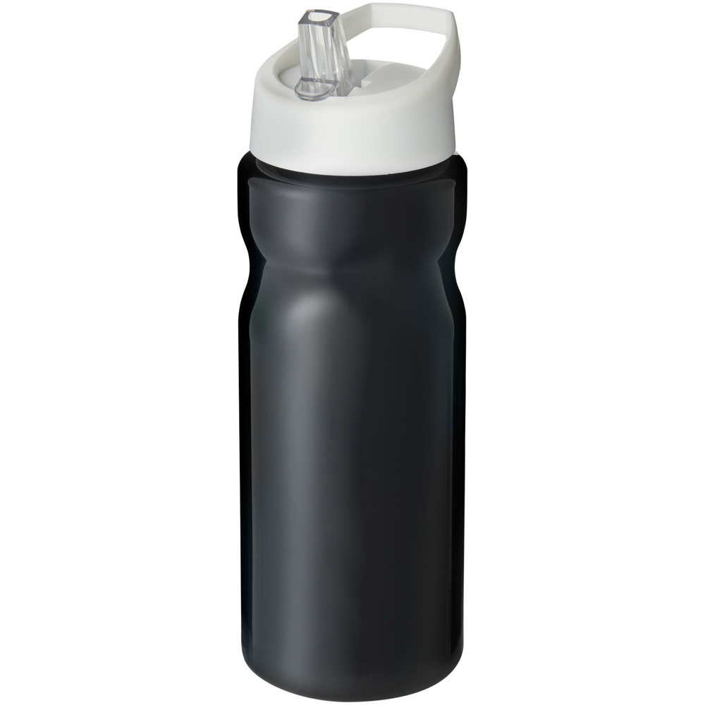 H2O Active® Base 650 ml bidon met fliptuitdeksel - met logo of onbedrukt bestellen - Zwart, Wit