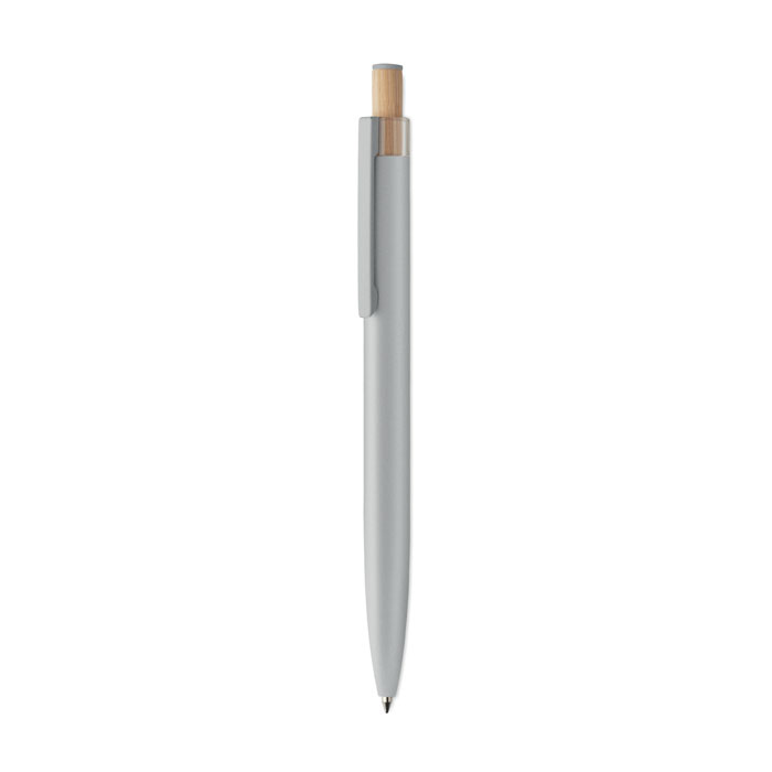 BERGAMO ++ - Gerecyclede aluminium pen - met logo of onbedrukt bestellen - Mat zilver