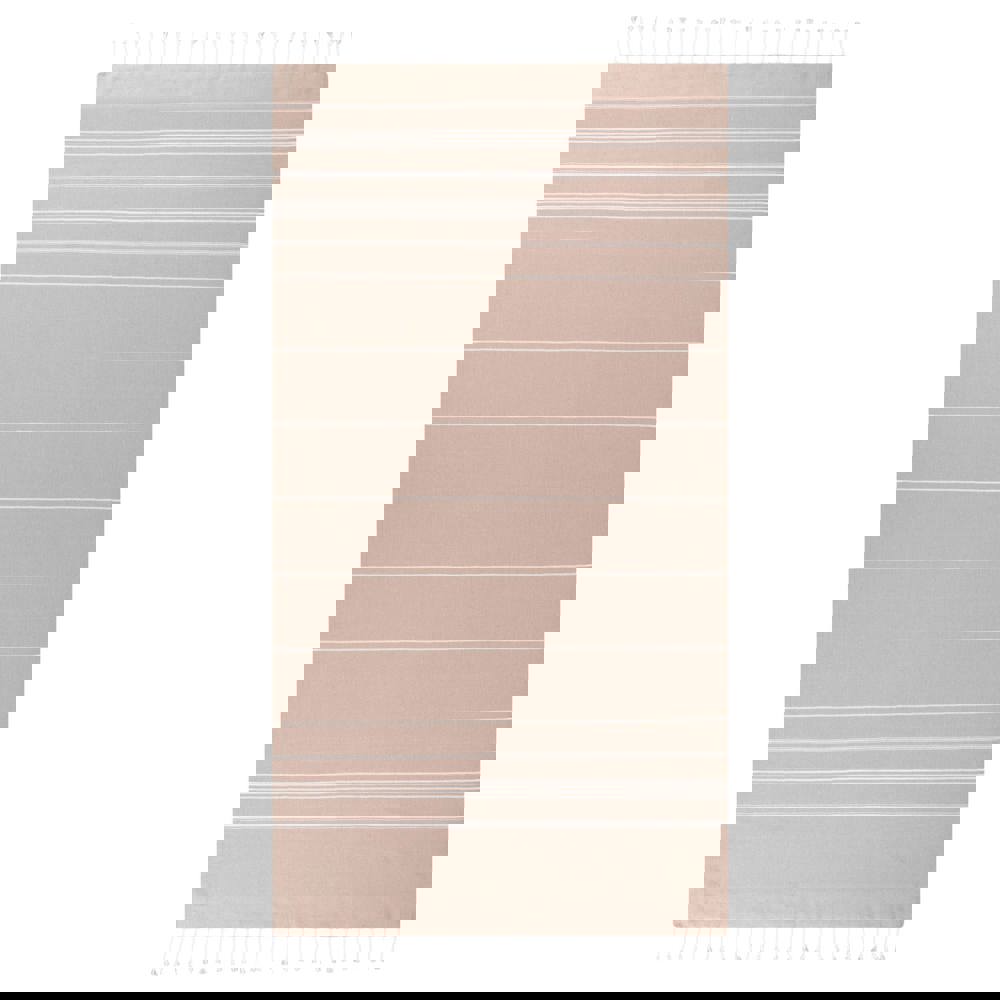 Sophie Muval hamamdoek 180x90 cm, 140 gr/m² - voor bedrijven en relatiegeschenken - Naturel (PMS 4260c) / Naturel