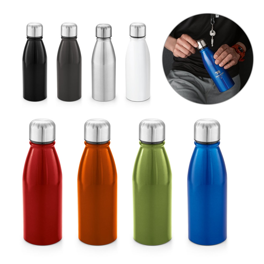 BEANE. 500 mL aluminium sportfles - voor bedrijven en relatiegeschenken
