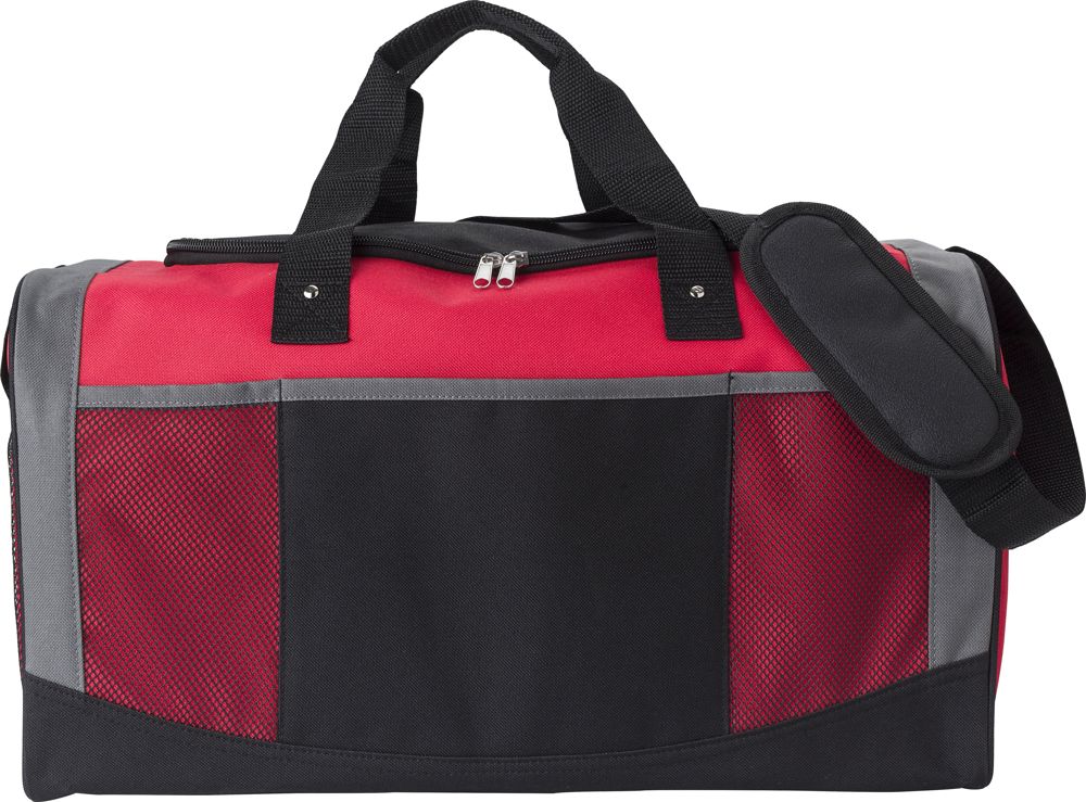 Polyester (600D) reistas Wyatt - voor bedrijven en relatiegeschenken - rood