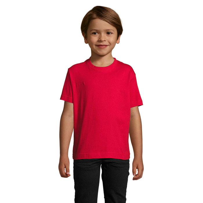 IMPERIAL KIDS - IMPERIAL kind t-shirt 190g - bedrukt of onbedrukt verkrijgbaar - rood