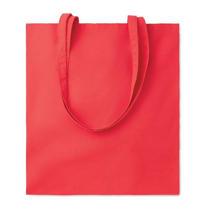 COTTONEL COLOUR++ - Boodschappentas 180 g/m² - bedrukt of onbedrukt verkrijgbaar - rood