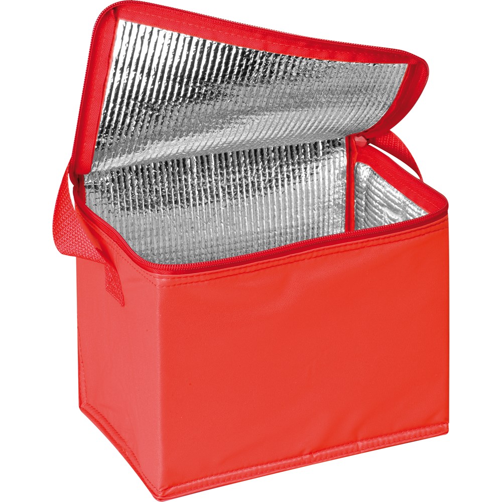 Koeltas voor 6 blikjes van 0,5 L - kopen of bedrukken - rood