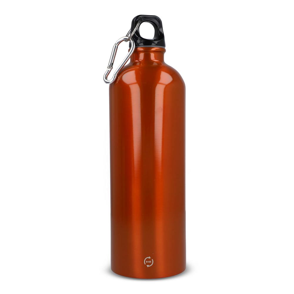 R-SS enkelwandige fles met karabijnhaak 750ml - kopen of bedrukken - Oranje