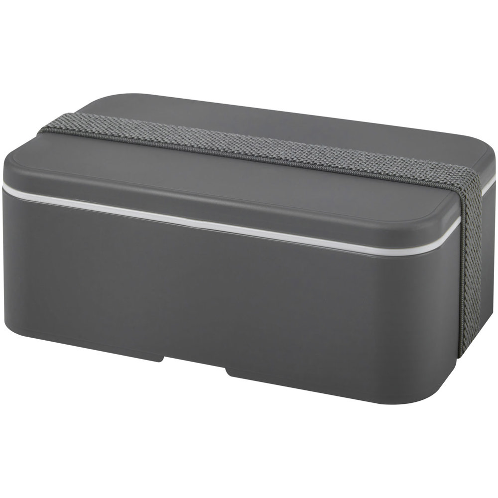 MIYO 700 ml enkellaagse lunchbox - voor bedrijven en relatiegeschenken - Grijs, Grijs
