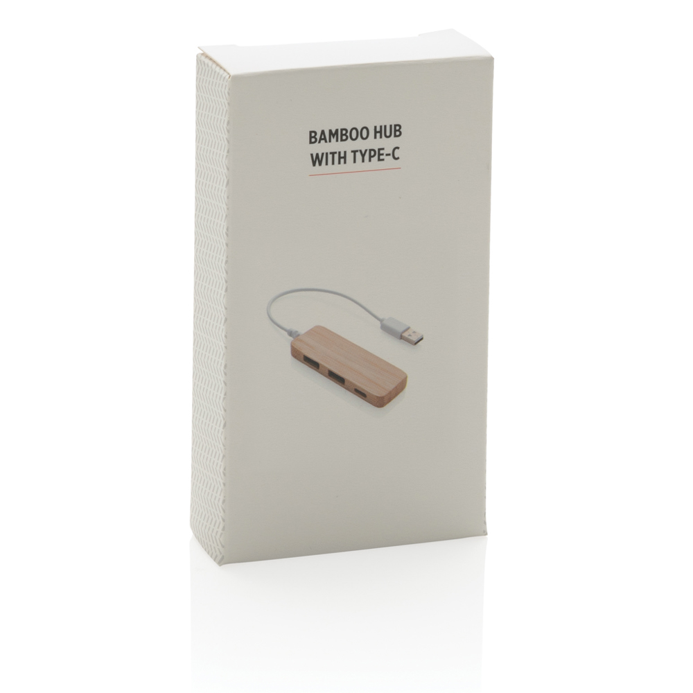 Bamboe hub met type C